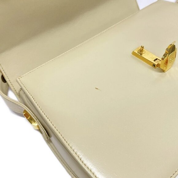 GUCCI - Cream Leather Shoulder Bag 373-081125 - Picture 7 of 11